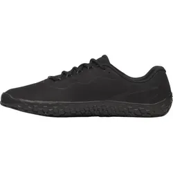 Merrell Vapor Glove 7 Minimal-Laufschuhe für Herren - Schwarz, Größe 46 (US 11,5) - Entdecke den Merrell Vapor Glove 7, den flexibelsten Minimal-Laufschuh mit nur 8 mm Bauhöhe. Das Lederoberteil bietet eine sichere Passform, während die Vibram-Sohle für optimalen Bodenkontakt sorgt.