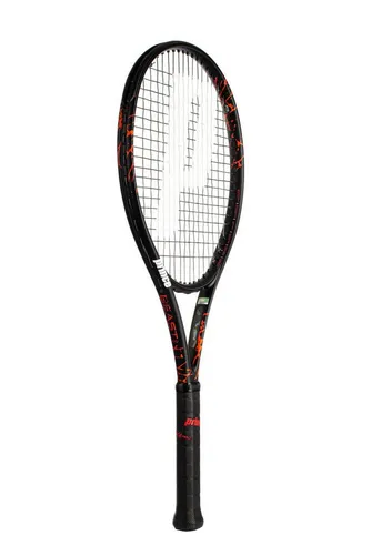 Prince Tennisschläger Beast 100, 280g - Unbesaitet - Tennisschläger für Allroundspieler, 100in² Kopfgröße, leichtes Gewicht (280g) und innovatives Anti-Torque-System für verbesserte Kontrolle und Stabilität.