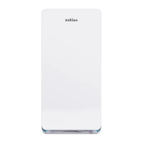 Handtuchspender Wepa Satino Interfold HYGINITY XL weiß - Öffentliche Papierhandtuchhalter, ideal für hochfrequentierte Orte wie Flughäfen, robust und langlebig mit einem Fassungsvermögen von bis zu 6 Z- und W-Falz-Packs.