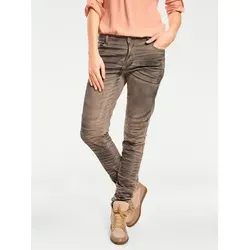 heine Jerseyhose Boyfriend Hose normal braun 40