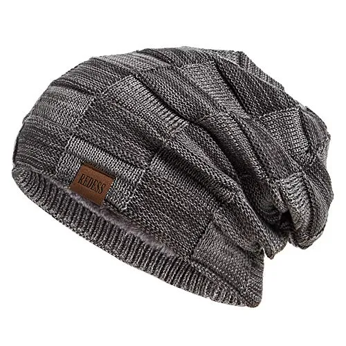 Produktbild REDESS Beanie Mütze für Herren und Damen Winter Warme Mützen Stricken Slouchy Thick Skull Cap