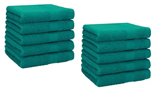 Betz Premium Seiftuch-Set 10 Stück 30x30 cm - Hochwertiges 10-tlg. Seiftuch-Set aus 100% Baumwolle, flauschig und saugstark. Ideal für den täglichen Gebrauch im Badezimmer, waschbar bei 60°C und trocknergeeignet.