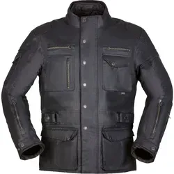 Modeka Matlock Wachscotton Motorradjacke Gr. M - Motorradjacke aus Wachscotton in Größe M, atmungsaktiv und wasserdicht, ideal für alle Jahreszeiten mit herausnehmbaren Protektoren für zusätzlichen Schutz.