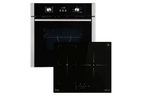 KKT KOLBE Backofen-Set SET8805IND593SP - Backofen-Set mit Einbaubackofen und Induktionskochfeld, ausgestattet mit innovativen Reinigungsfunktionen und automatischer Abschaltung für höchste Sicherheit.
