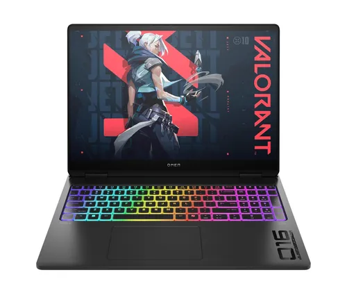 HP Omen Max 16-ah0095ng Gaming-Notebook - Gaming-Laptop mit 16 GB GeForce® RTX 5080, 32 GB RAM und 2000 GB SSD für unvergleichliche Leistung und beeindruckende Grafik in jedem Spiel.