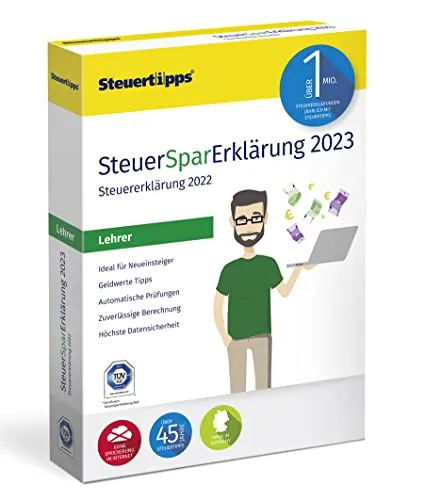 SteuerSparErklärung Lehrer 2023 von Akademische Arbeitsgemeinschaft