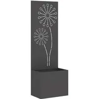 vidaXL Garten Sichtschutz-Leinwand Schwarz 50 x 140 cm von vidaXL
