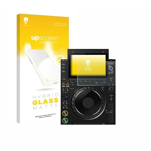 upscreen Entspiegelungs-Schutzglas für Pioneer CDJ 3000X Schutzfolie Panzer Folie Glas Matt [Extrem Kratzfest 9H, Anti-Reflex, Anti-Fingerprint]