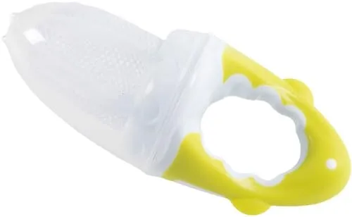 Poupy Baby-Fruchtsauger aus BPA-freiem Nylon mit rutschfestem Griff und hygienischer Hülle