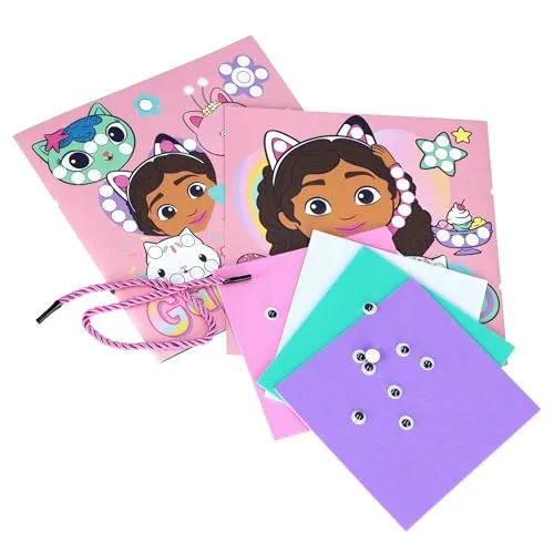 Gabby's Dollhouse Kreativset, Mosaikbuch, 600 Schaumstoffsticker