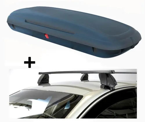 VDP Dachbox VDPCA480L Set für Mazda 2 DJ 5Türer