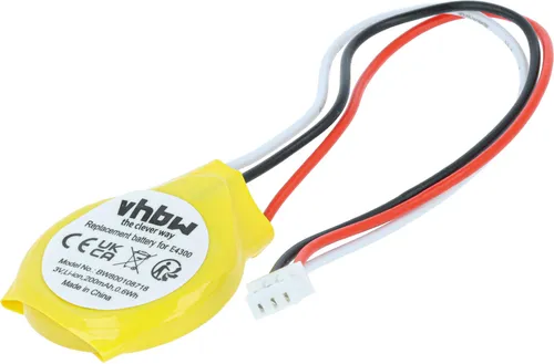 vhbw BIOS-Batterie kompatibel mit Fujitsu-Siemens PA3553, PA3515, AMILO D7800, MS2242 Computer Notebook (200 mAh, 3 V, Li-Ion)