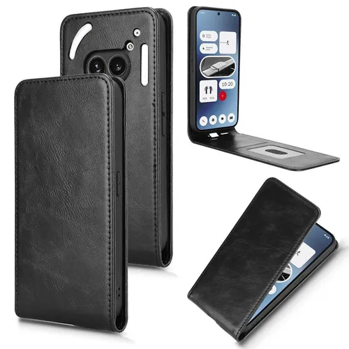 Produktbild Für Nothing Phone 2a / Plus Magnetische Vertikale Wallet Flip Kunstleder Hülle