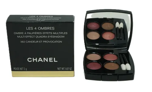 Chanel Les 4 Ombres Pflege 2 g - Lidschatten mit luxuriöser Textur und langanhaltender Farbbrillanz, ideal für ein perfektes Augen-Make-up.