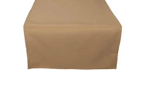 matches21 HOME & HOBBY Tischdecke Tischläufer 40 x 150 cm für Küche & Esstisch in Hellbraun (1-tlg), Waschbare Mitteldecke mit Lotuseffekt