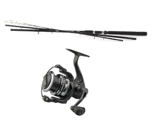 Feedercombo 3,30m / bis 150g Feederrute + Dam Feederrolle Angelset