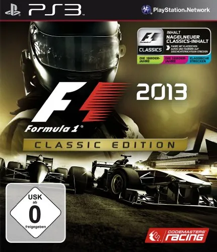 F1 2013 - Classic Edition: Exklusive Version für echte Formel-1-Fans - Rasante Rennsimulation für PS3 und Xbox 360, inklusive klassischer Autos und Strecken für nostalgische Rennsportmomente.