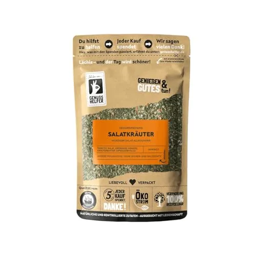 Bremer Gewürzhandel Salatkräuter Gewürzmischung, grob gemahlen, bunter Mix aus Salatkräutern, aromatische Kräuter für Dressings, Kräuterbutter und Saucen, 3 x 100g