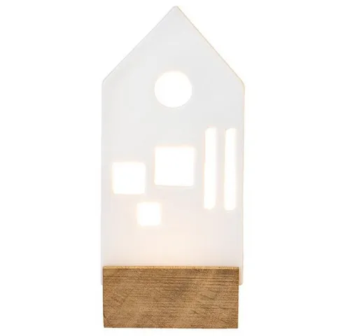 Räder Windlicht Design Lichtobjekt Häuschen