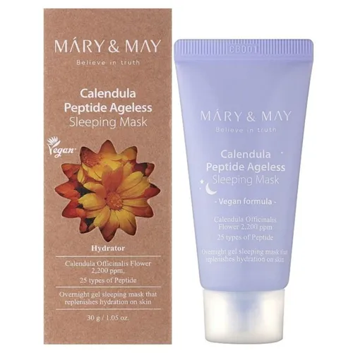 Mary&May Verjüngende Nachtmaske mit Peptiden und Calendula, 30 g