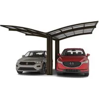Ximax Carport Portoforte-60 Y-Ausführung Mattbraun
