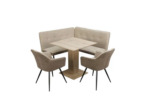Produktbild HTI-Living Eckbankgruppe Joschka, 4-tlg. Set in Taupe