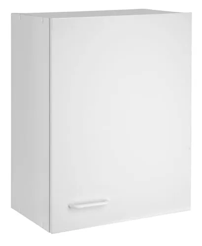 Hängeschrank TOP, B 40 x H 53 cm, Weiß matt - Bad-Hängeschrank mit variabel einsetzbarem Einlegeboden und einem platzsparenden Design. Ideal für kleine Bäder, bietet er praktischen Stauraum und eine elegante, mattweiße Optik.