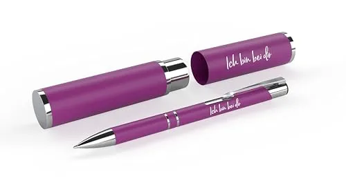 Ich bin bei dir - Kugelschreiber im Etui, perfektes Geschenk für Schreibbegeisterte und ideal für jeden Anlass