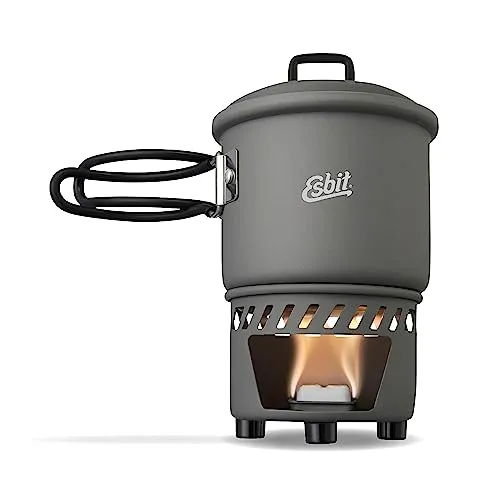 Esbit Trockenbrennstoff-Kochset, grau, 585ml