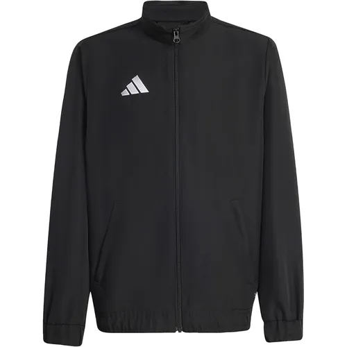adidas Unisex Kinder Entrada26 Track Jacket, Schwarz/Weiß, 7-8 Jahre - Stylische und bequeme Jacke von adidas für Kinder, ideal für Sport und Freizeit. Hochwertige Verarbeitung sorgt für Tragekomfort und Langlebigkeit.