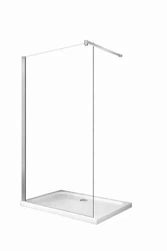 BuyLando LiLy 140x200 cm Walk-In Duschwand aus Klarglas - Moderne Walk-In Duschwand aus 10 mm ESG-Sicherheitsglas. Ideal für individuelle Badezimmergestaltungen, einfach zu reinigen und langlebig. Flexibel in der Montage und erhältlich in verschiedenen Größen.