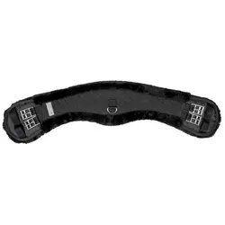 WALDHAUSEN Mondgurt mit Teddyfell, schwarz/schwarz, 65 cm von Waldhausen