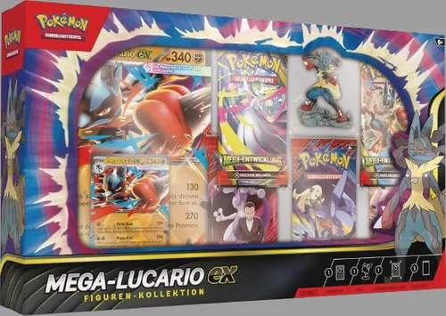 Pokemon TRADING CARDS Figuren-Kollektion Mega-Lucario-ex