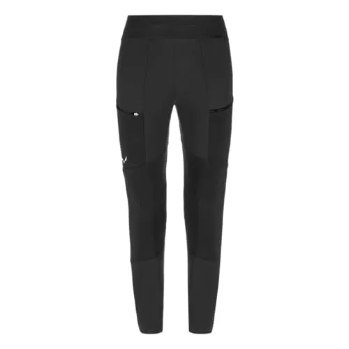 Salewa Puez Dry Responsive Cargo Tights Women - Funktionale Trekking-Leggings - Trekkinghosen für Frauen mit 4-Wege-Stretch und elastischem Bund. Ideal für warme Sommertage in den Bergen und beim Trekking.