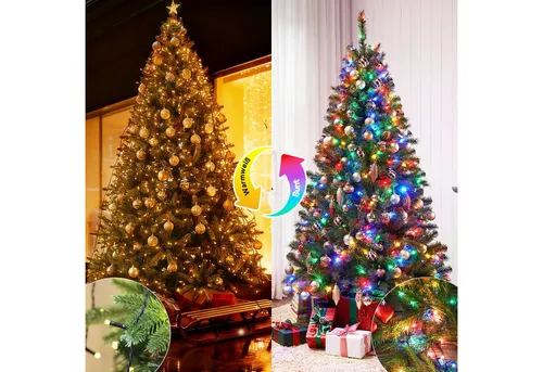 SALCAR 2m Weihnachtsbaum Lichterkette mit 280 LEDs von Salcar