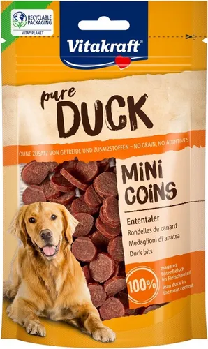 VITAKRAFT Duck Mini Coins – Leckerli für Hunde – 80 g Vitakraft 4008239579775