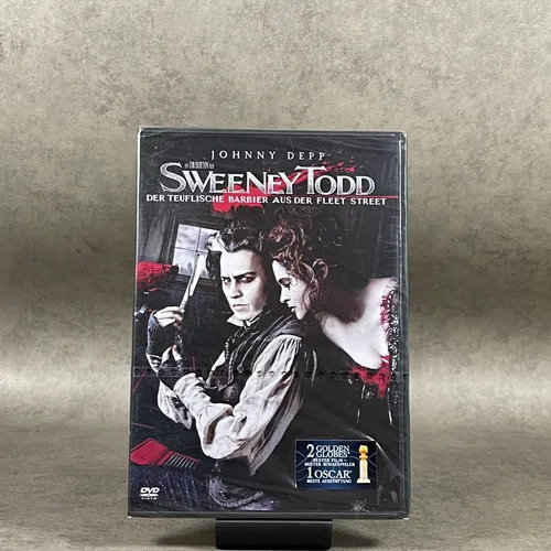 Sweeney Todd - Der teuflische Barbier aus der Fleet Street - Spannender Horrorfilm, freigegeben ab 16 Jahren, der die düstere Geschichte des berühmtesten Barbiers Londons erzählt.