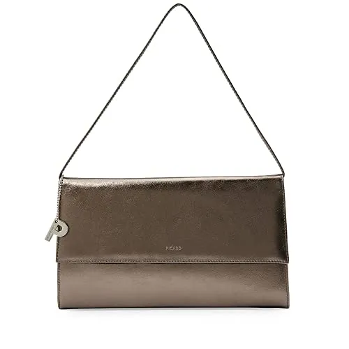 Picard Auguri Clutch Tasche aus Leder 30 cm - Elegante Handtasche aus hochwertigem Leder in Goldfarbe, perfekt für besondere Anlässe und stilvolle Auftritte.