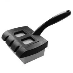 Jet-Line Putzstein zur Grillreinigung mit Griff | Grillbürste | Reinigen von Grillrost | Holzkohlegrill | Gas- und Elektrogrill | 12 x 8 cm