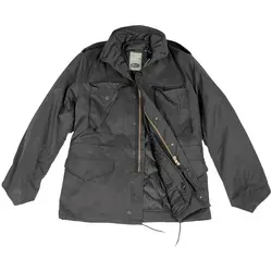 Mil-Tec US Feld M65, Textiljacke - Schwarz - L