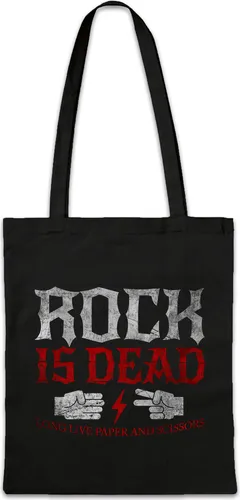 Urban Backwoods Rock is Dead Long Live II, Stofftasche, Farbe: Schwarz