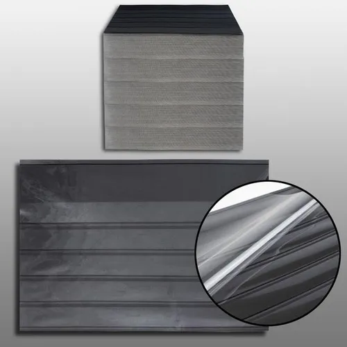 Leuchtturm A5-Einsteckkarten Steckkarten mit Schutzfolie NEU schwarz 500