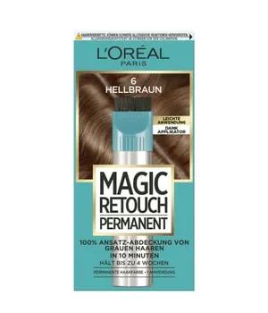 L'Oréal Paris Magic Retouch Permanent Ansatz-Abdeckung Nr. 6 Hellbraun Haarfarbe 1 Stk Nr. 6 - Hellbraun