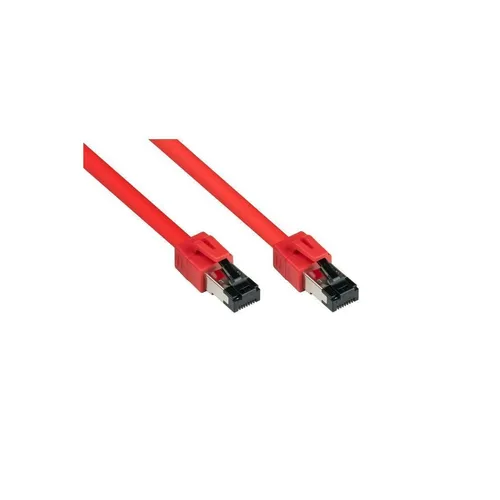 Good Connections® RNS® Patchkabel Cat. 8.1, S/FTP, PiMF, halogenfrei (LSZH), 2000MHz, 40Gbit/s, rot, 7,5m