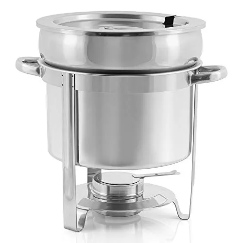 Mahlzeit Edelstahl Chafing Dish rund 10 Liter