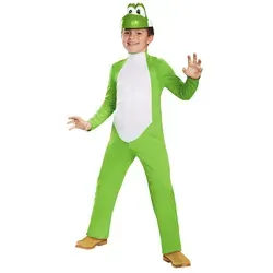 Metamorph Kostüm Super Mario – Yoshi Kostüm für Kinder, grün, Größe 128-134