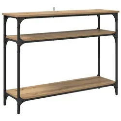 vidaXL Beistelltisch Konsolentisch Artisan-Eiche 100 x 29 x 75 cm Holzwerkstoff (1-St) 29 cm x 75 cm x 100 cm