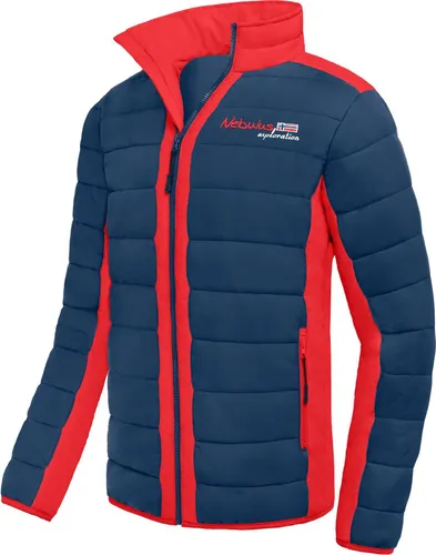 Nebulus Herren Winterjacke FIGHT, navy-rot, L - Die FIGHT Winterjacke für Herren kombiniert Stil und Funktionalität. Sie bietet Schutz vor Kälte und Wind, ist angenehm zu tragen und hat praktische Taschen. Perfekt für den Alltag oder Outdoor-Aktivitäten.