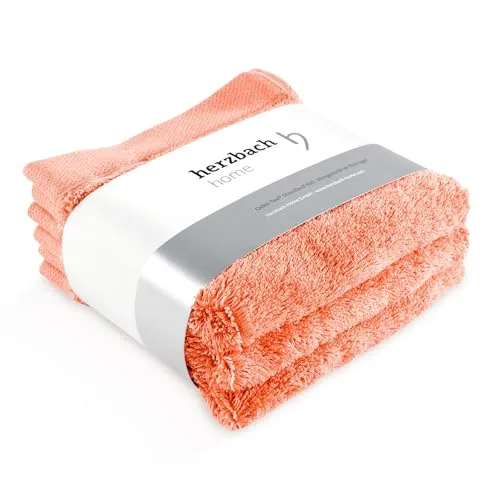 Handtücher Orange von Herzbach Home