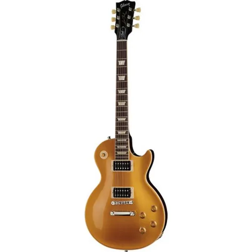 Gibson Les Paul Slash Standard GT - E-Gitarre mit Signature-Design von Slash, Goldtop-Finish, 2x Custom Burstbucker Tonabnehmer und inkl. Koffer für optimalen Schutz.
